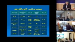 وبینار شماره 18: تبارشناسی فعالیت های آموزش الکترونیکی در ایران
 3